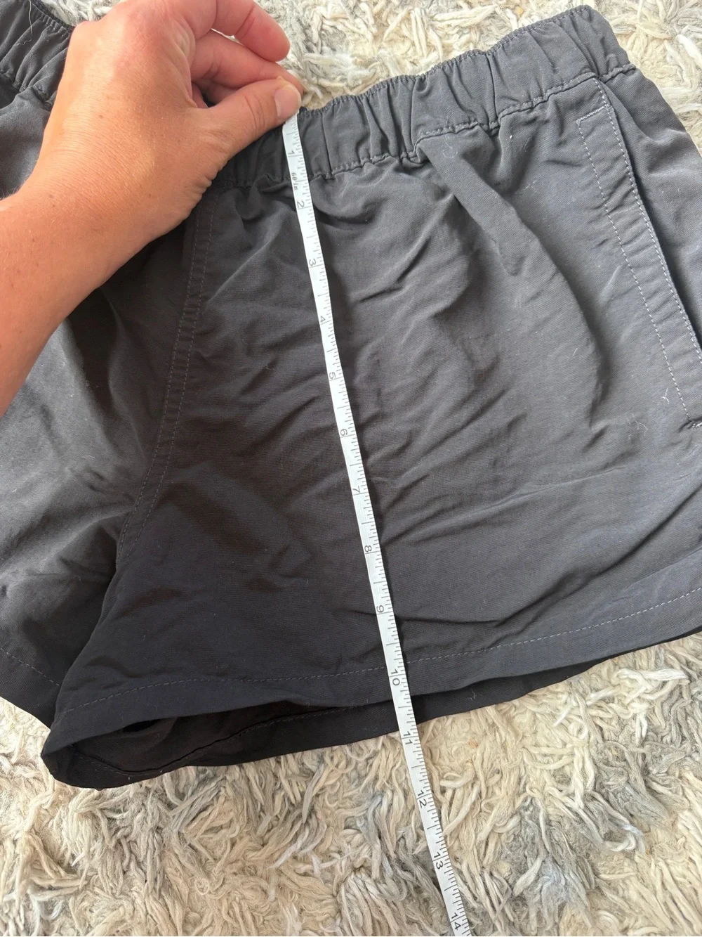 Women’s Black Athletic Running Shorts Patagonia Medium